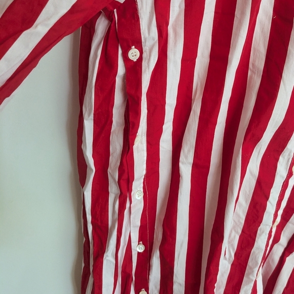 Tuckernuck Pomander Place Brenna Red and White Striped Cover-Up Dress - Picture 4 of 4